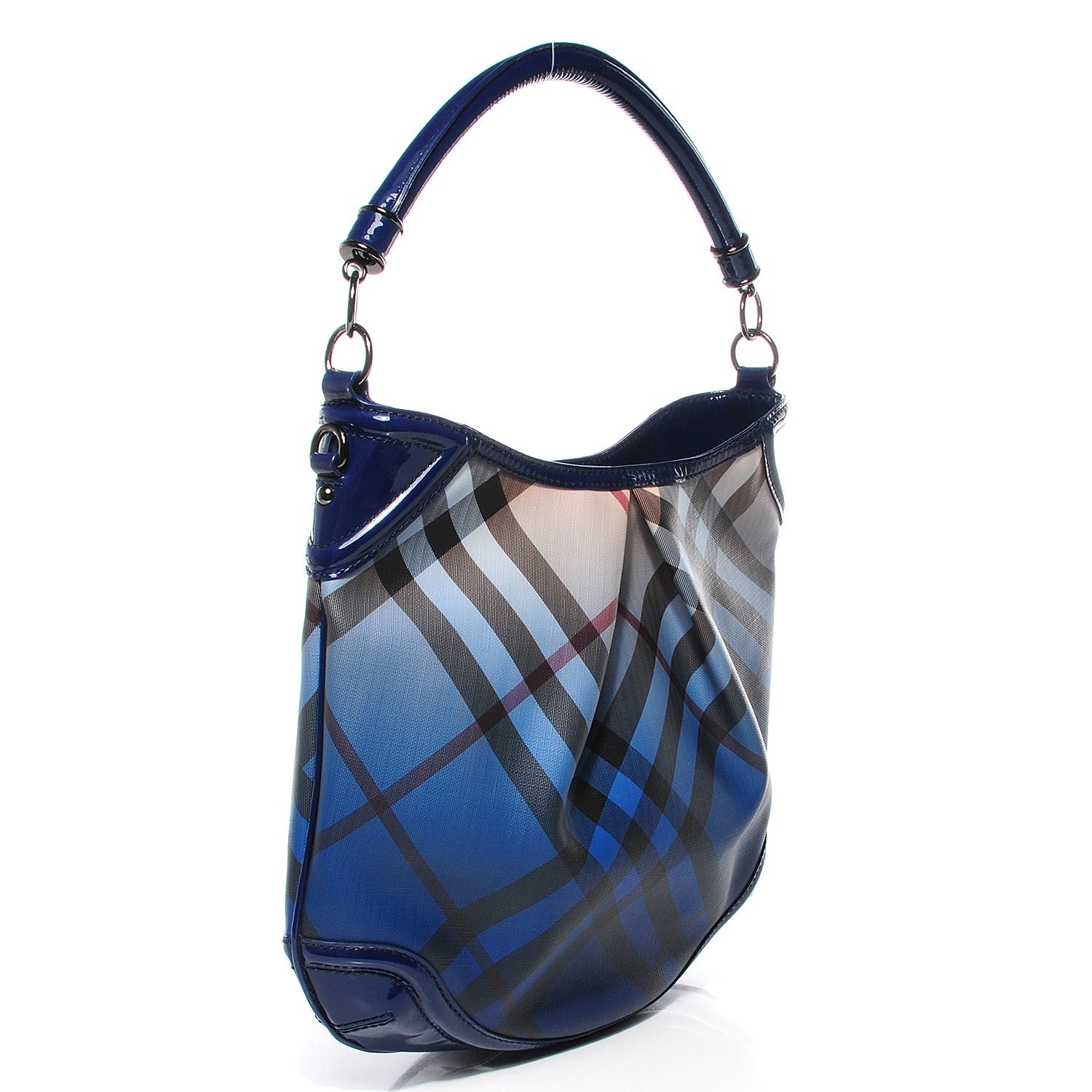 Burberry Nova Pop Degrade Medium Craigwell Hobo Jet Blue 3 of 12