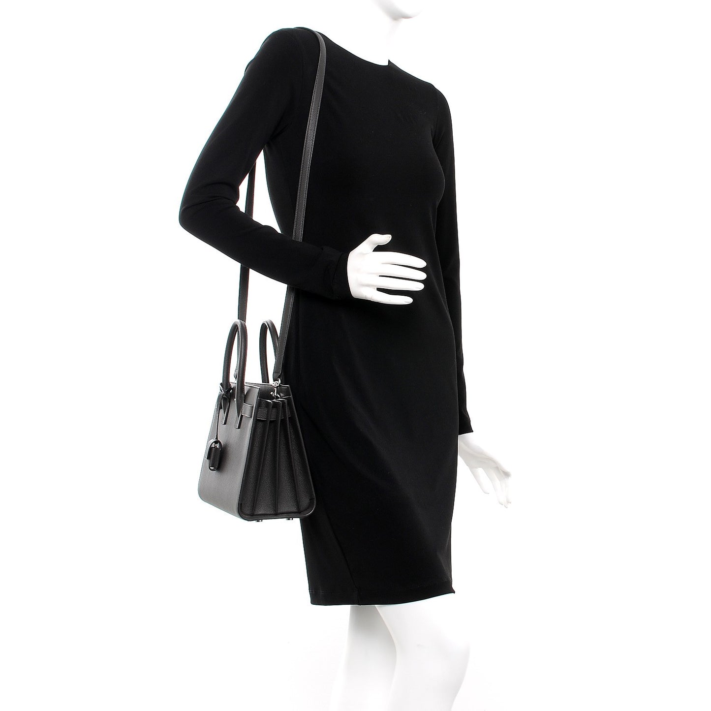 Grained Calfskin Baby Sac De Jour Earth