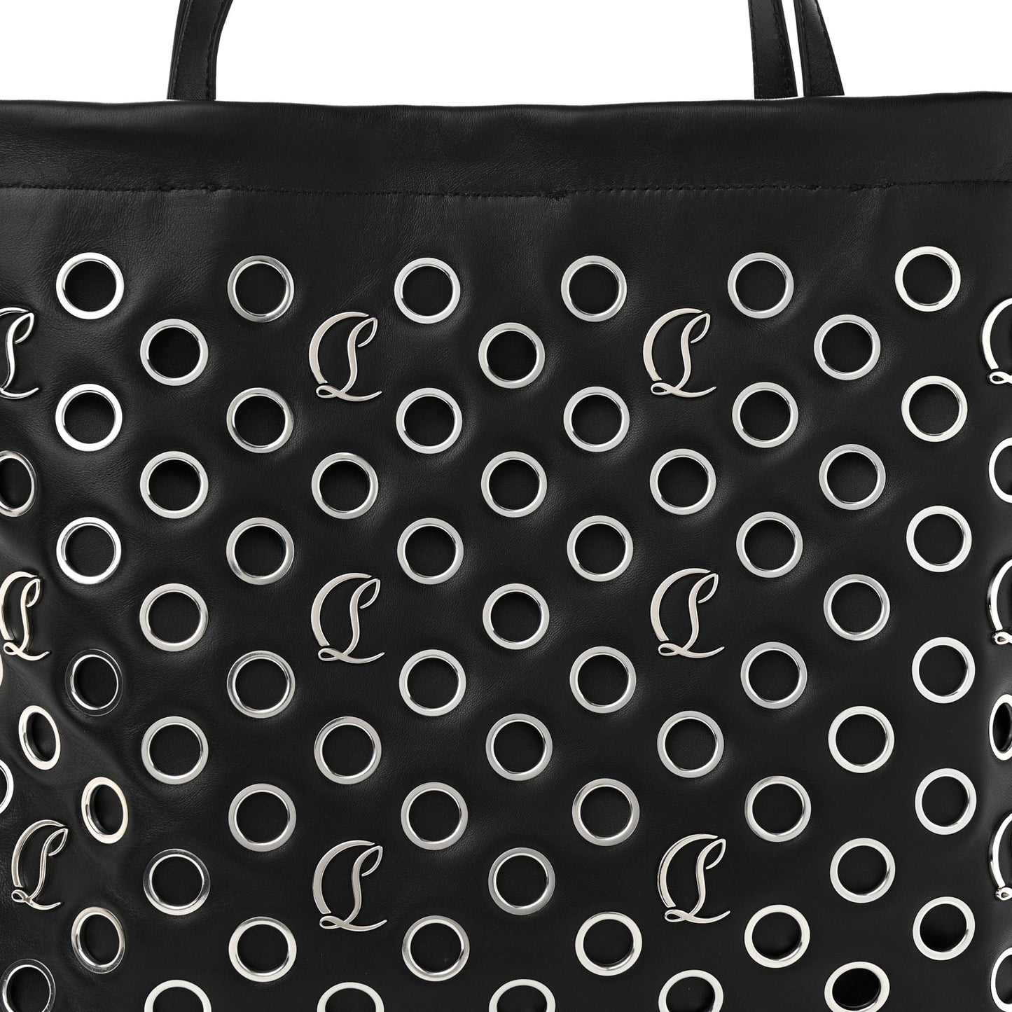 Nappa Eyelet Logo Mouchara Tote