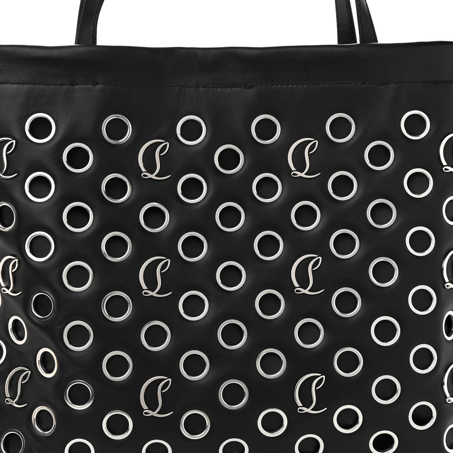 Christian Louboutin CHRISTIAN LOUBOUTIN Nappa Eyelet Logo Mouchara Tote 8 of 10
