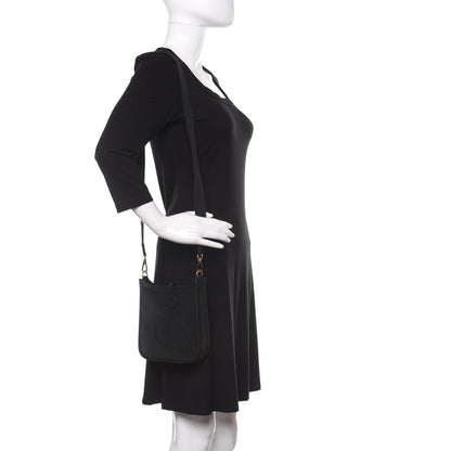 Hermes Taurillon Clemence Evelyne TPM Black 2 of 10