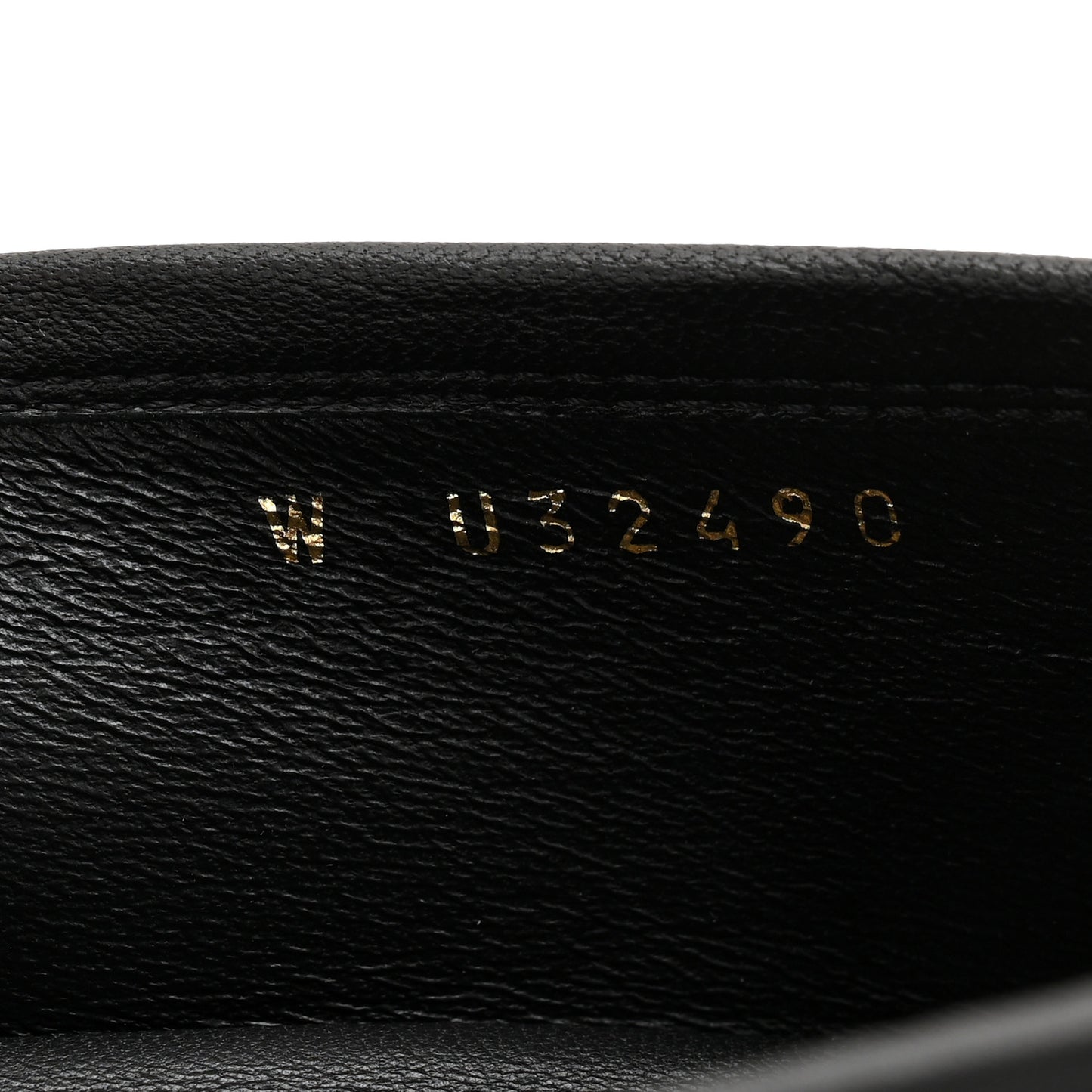 Calfskin Mens Stitched CC Loafers 45 Black