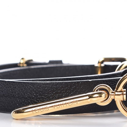 Louis Vuitton Calfskin Speedy Bandouliere Shoulder Strap Black 3 of 4