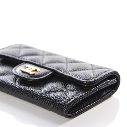 Chanel Caviar Quilted Flap Card Holder Black 6 of 11