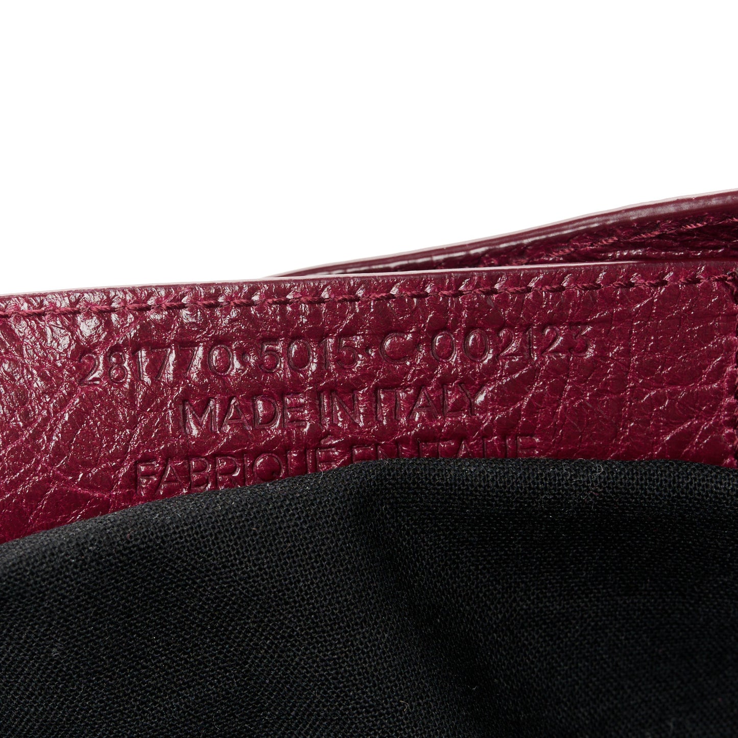 Agneau Giant 12 Gold Hardware City Violet Prune