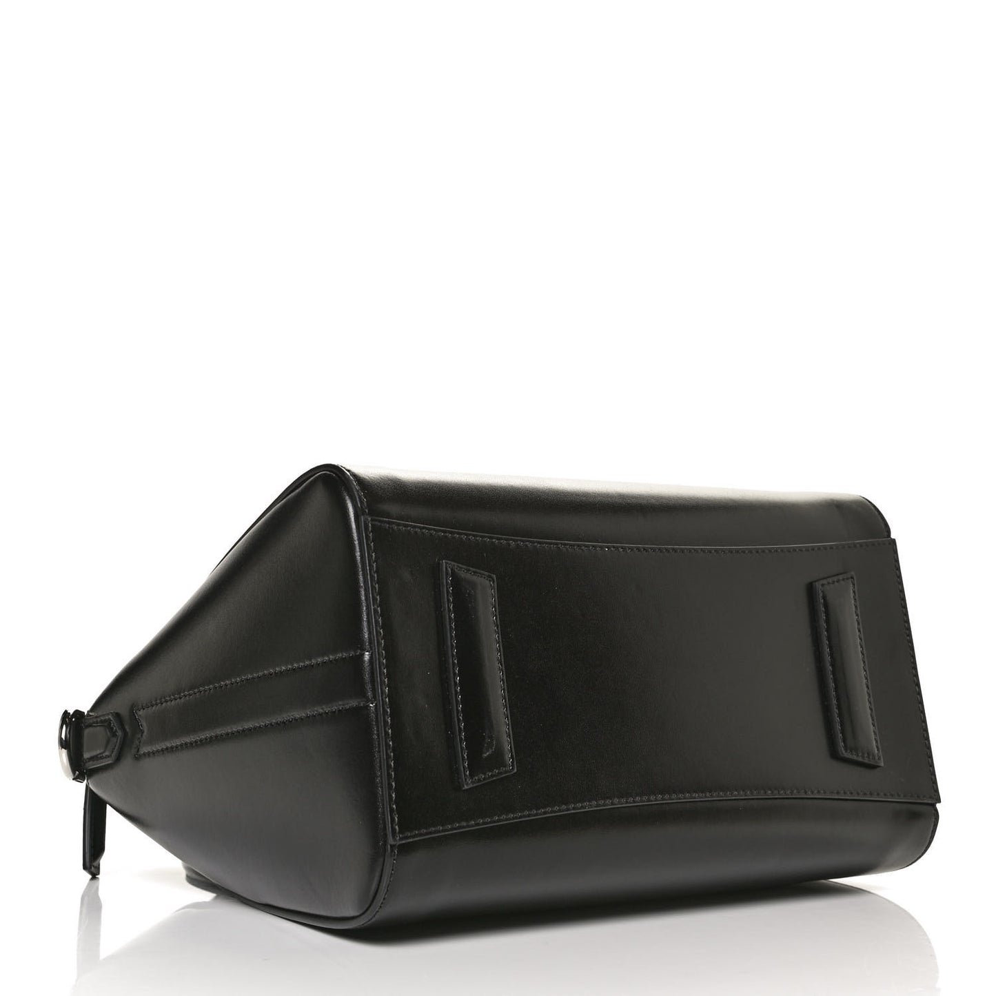 Shiny Lord Calfskin Small Antigona Black