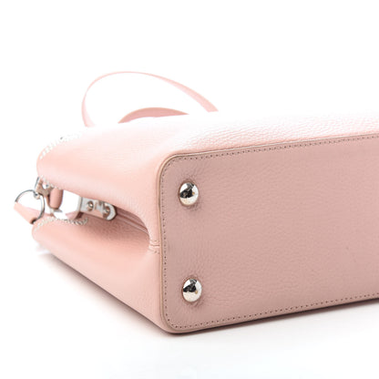 Louis Vuitton Taurillon Flowers Capucines PM Magnolia 7 of 9