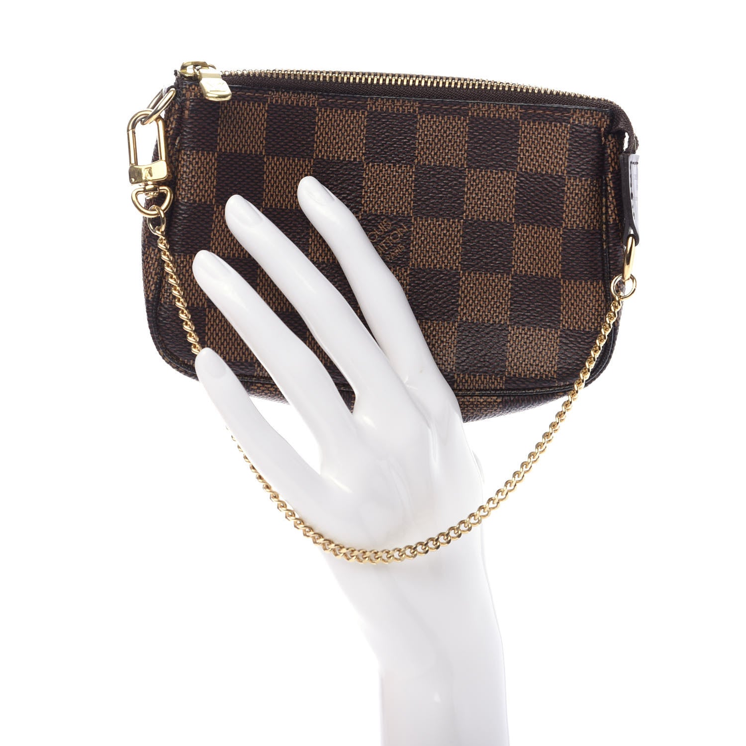 Louis Vuitton Damier Ebene Mini Pochette Accessories 2 of 11