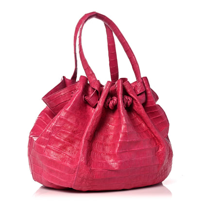 Nancy Gonzalez Crocodile Tote Pink 2 of 10