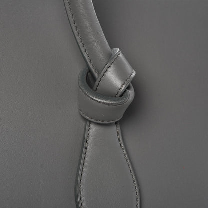 Celine Smooth Calfskin Small Tie Knot Tote Grey 8 of 9
