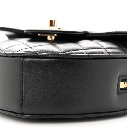 Chanel Lambskin Quilted CC In Love Heart Bag Black 10 of 10