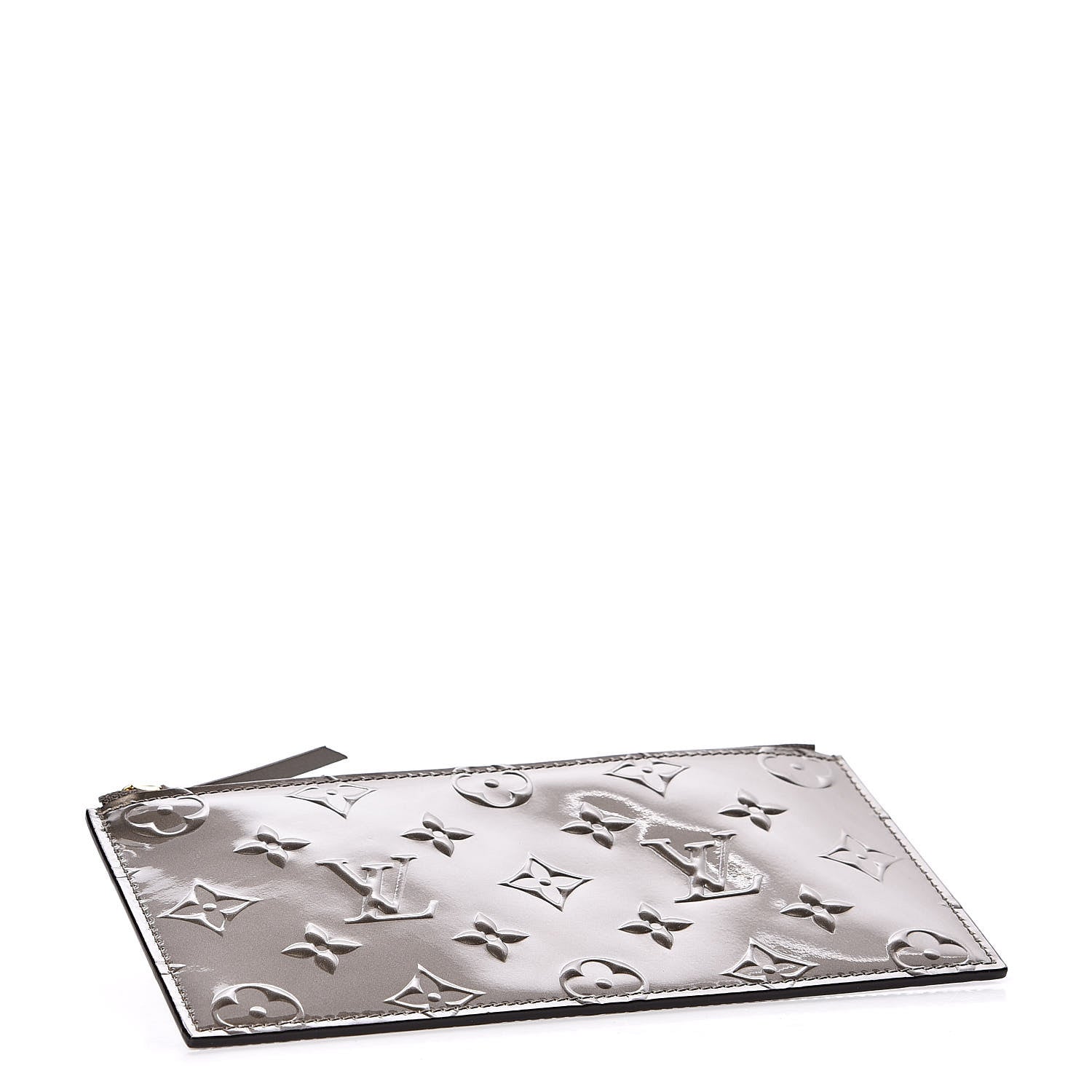 Louis Vuitton Vernis Felicie Chain Wallet Zippered Insert Champagne Metallise 4 of 6