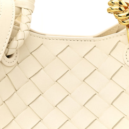 Bottega Veneta Nappa Intrecciato Small Parachute Shoulder Bag Sea Salt 7 of 10