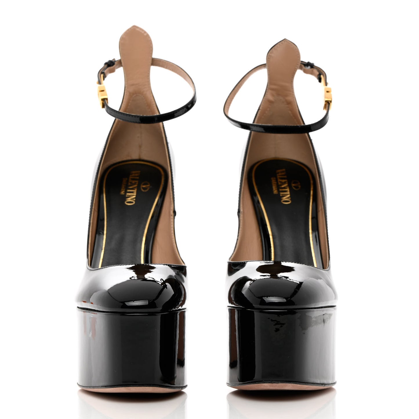 Patent Tan-Go 55/155mm Platform Pumps 39.5 Black