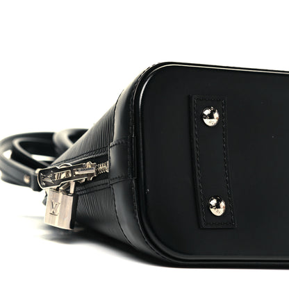 Louis Vuitton Epi Alma BB Black 7 of 9