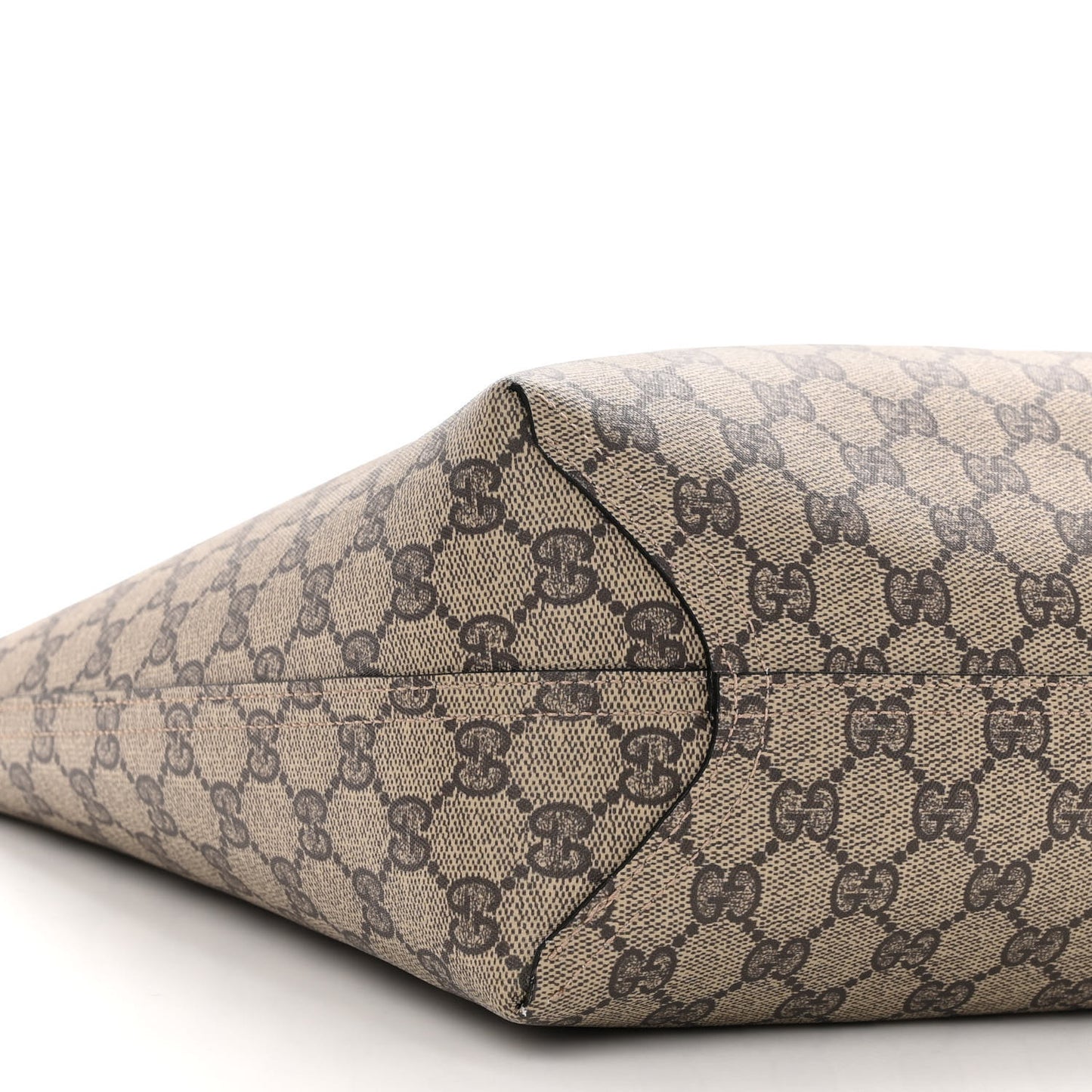 Calfskin GG Supreme Monogram Medium Reversible Tote Black