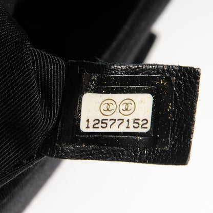 Chanel Grosgrain Stripy Mademoiselle Flap Bag Black White 7 of 7