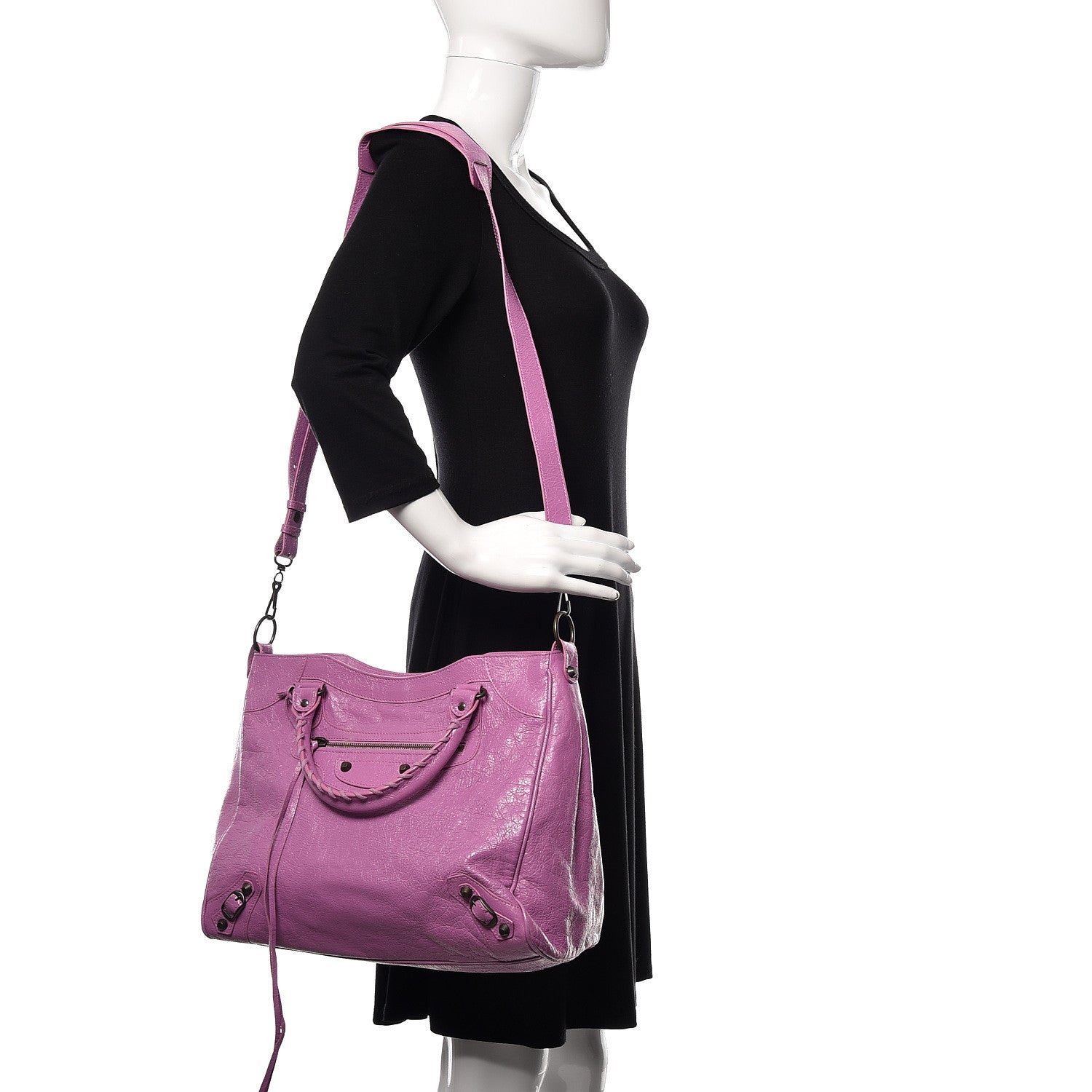 Balenciaga Agneau Classic Hardware Velo Rose Berlingot 3 of 17