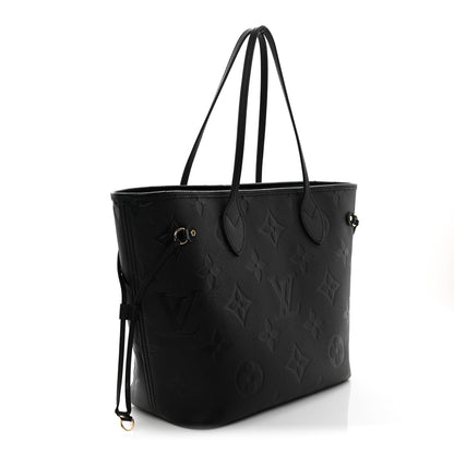 Louis Vuitton Empreinte Monogram Giant Neverfull MM Black 4 of 10