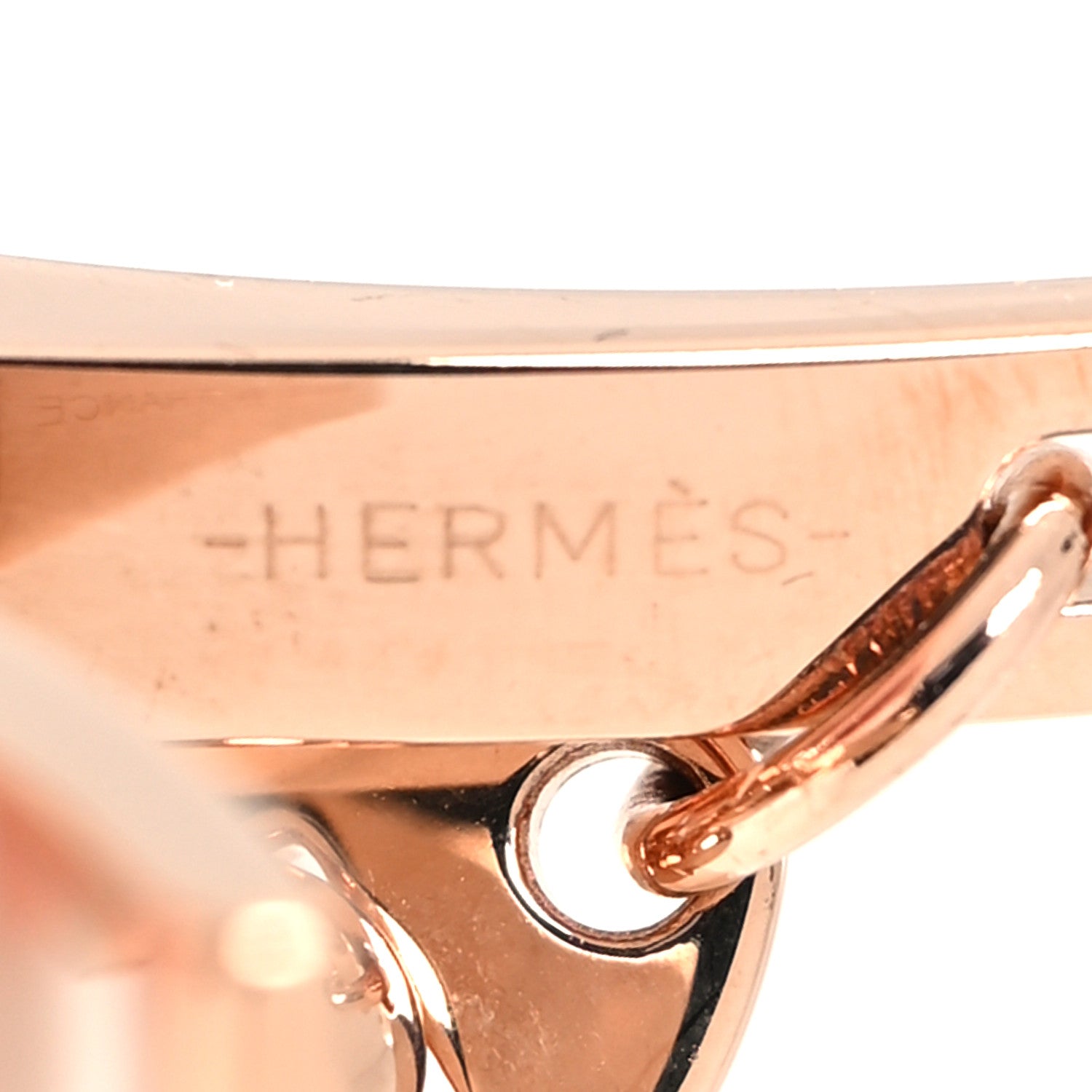 Hermes Permabrass Filou Glove Clip Rose Gold 3 of 4
