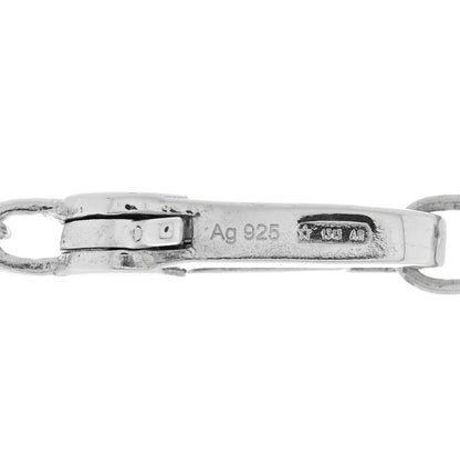 Gucci Sterling Silver Trademark Logo Square Pendant Necklace 5 of 5