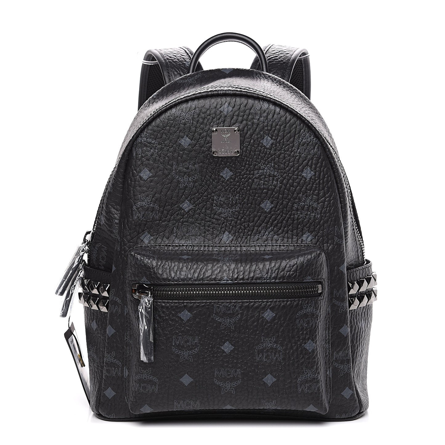 Visetos Small Side Stud Stark Backpack Black