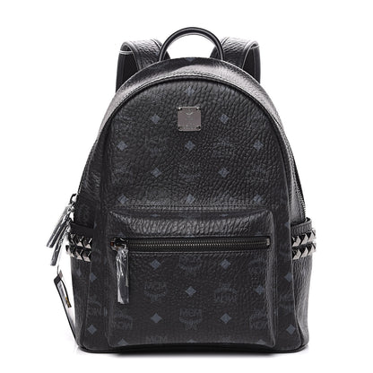 MCM Visetos Small Side Stud Stark Backpack Black 1 of 8