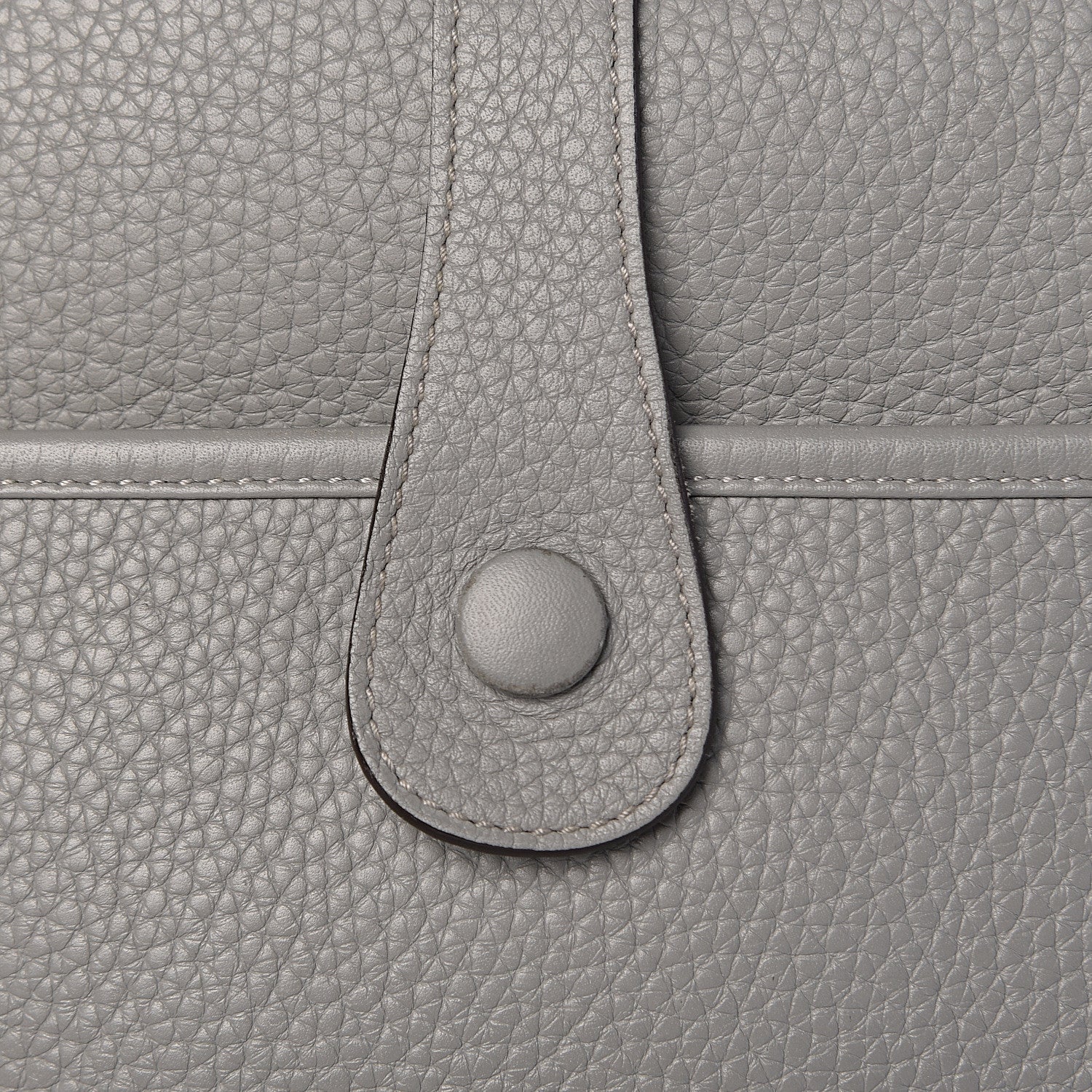 Hermes Taurillon Clemence Evelyne III GM Gris Mouette 9 of 13