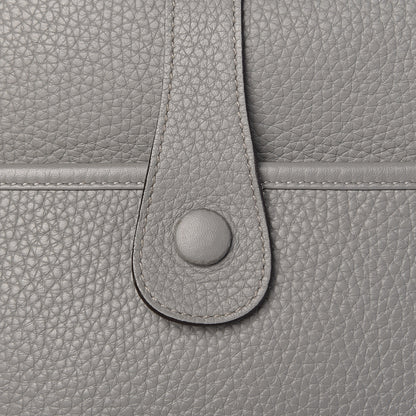 Hermes Taurillon Clemence Evelyne III GM Gris Mouette 9 of 13