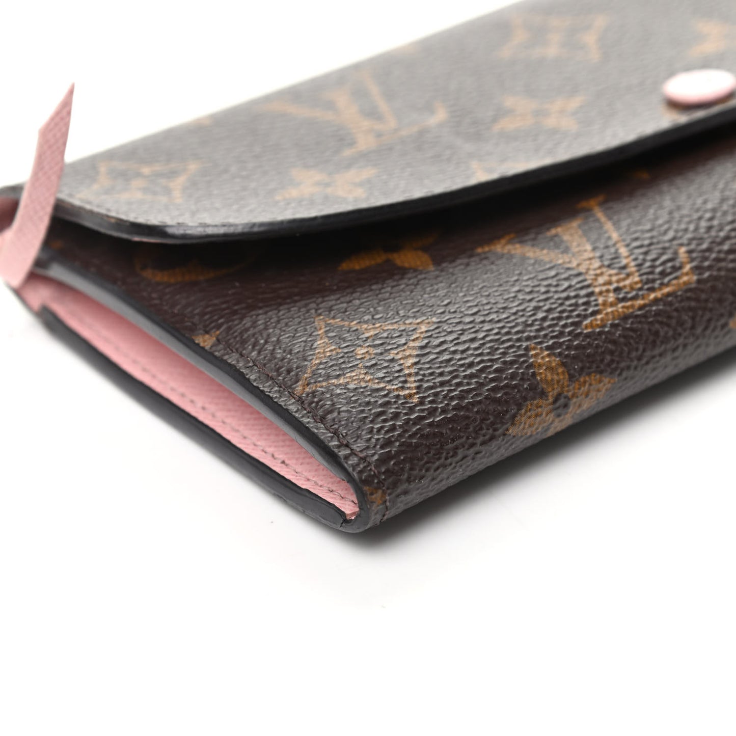 Monogram Emilie Wallet Rose Ballerine