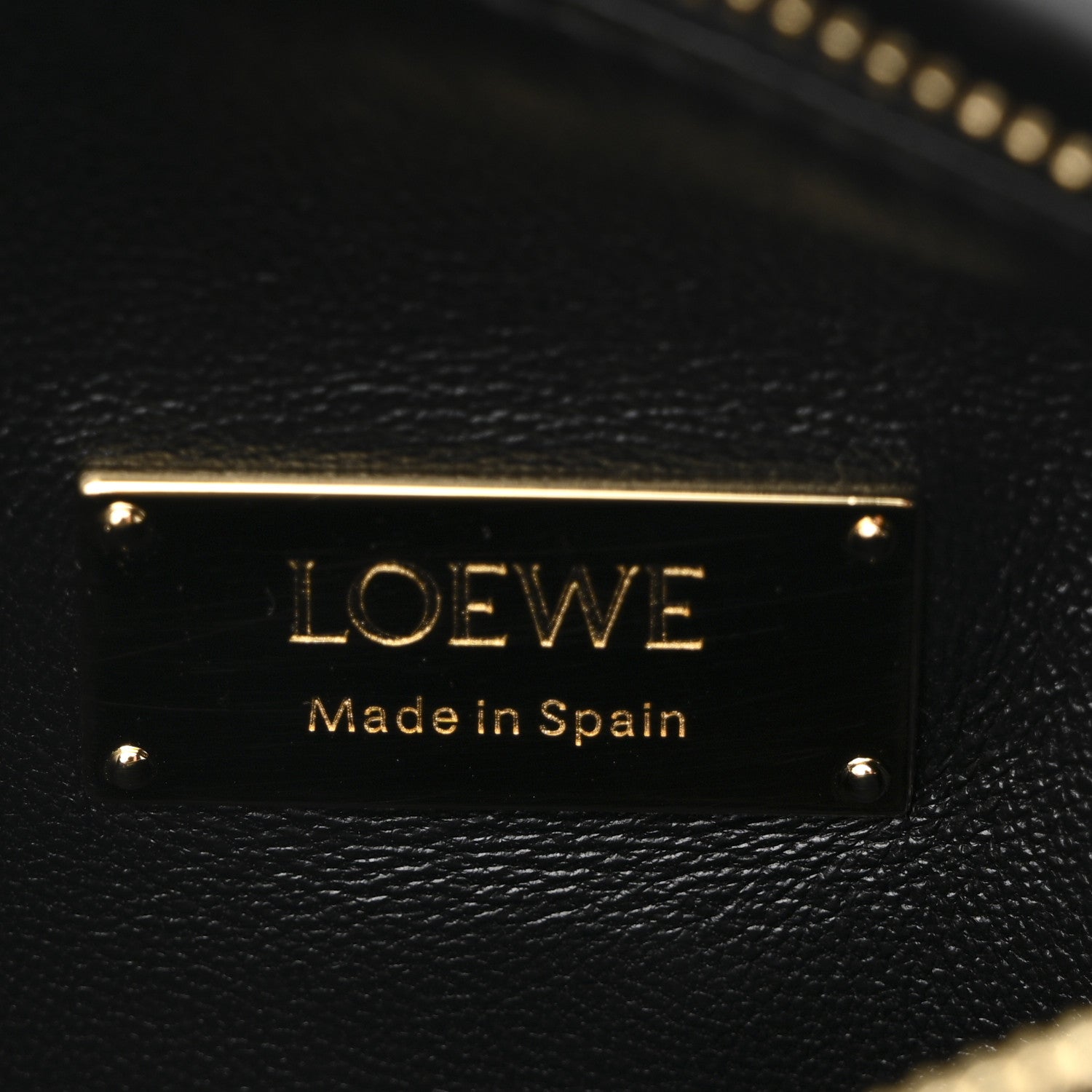Loewe Nappa Lambskin Featherlight Mini Puzzle Bag Black 6 of 9