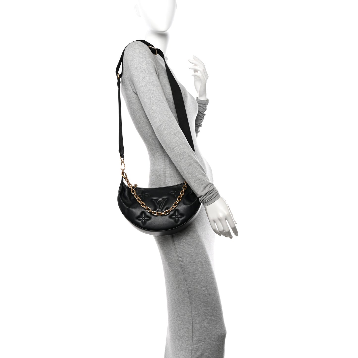 Calfskin Bubblegram Over The Moon Black