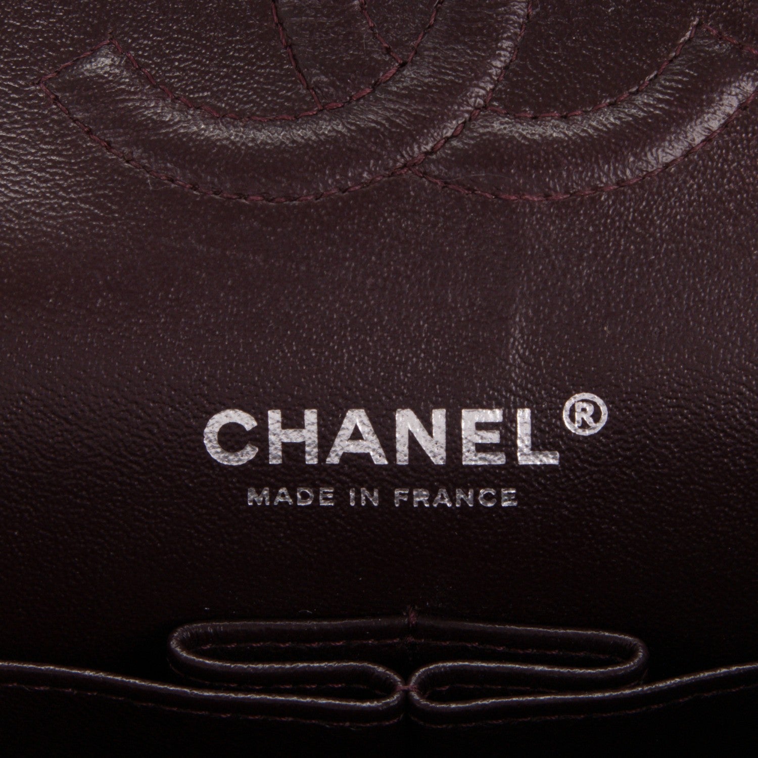 Chanel Caviar Quilted Medium Double Flap Burgundy 7 of 8