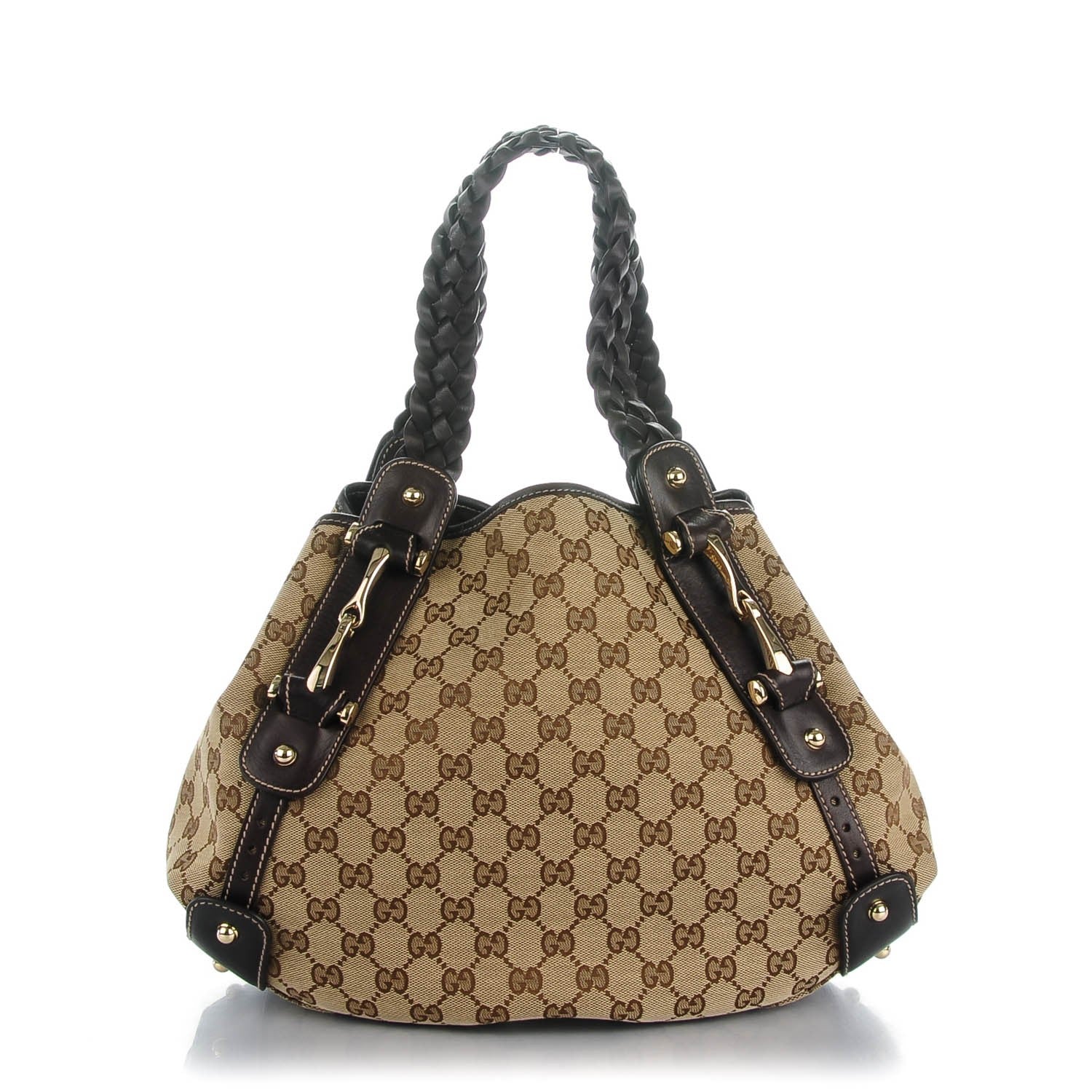 Gucci Monogram Small Pelham Shoulder Bag Dark Brown 1 of 7