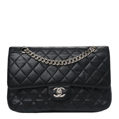 Chanel Caviar Quilted Medium Double Flap Bijoux Chain Black 1 of 8