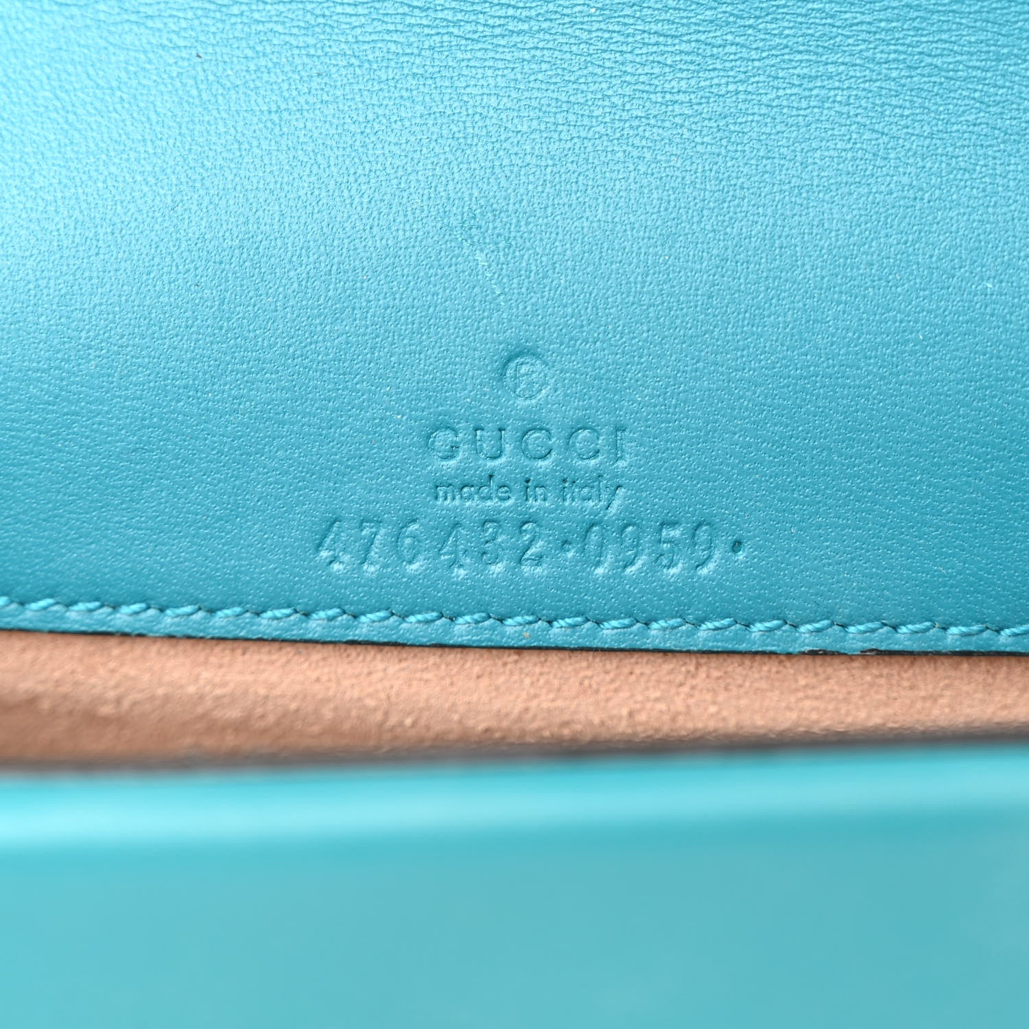Gucci Velvet Super Mini Dionysus Shoulder Bag Pavone Cyan 6 of 12