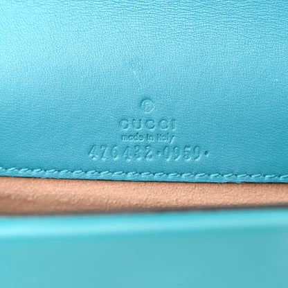 Gucci Velvet Super Mini Dionysus Shoulder Bag Pavone Cyan 6 of 12