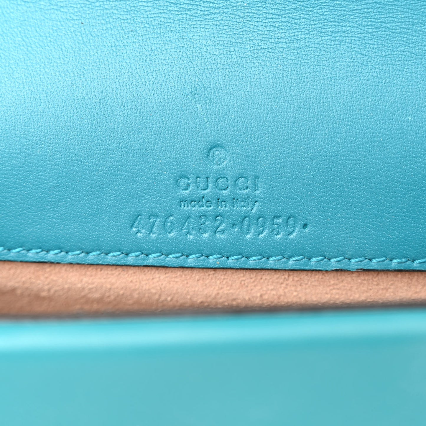 Velvet Super Mini Dionysus Shoulder Bag Pavone Cyan