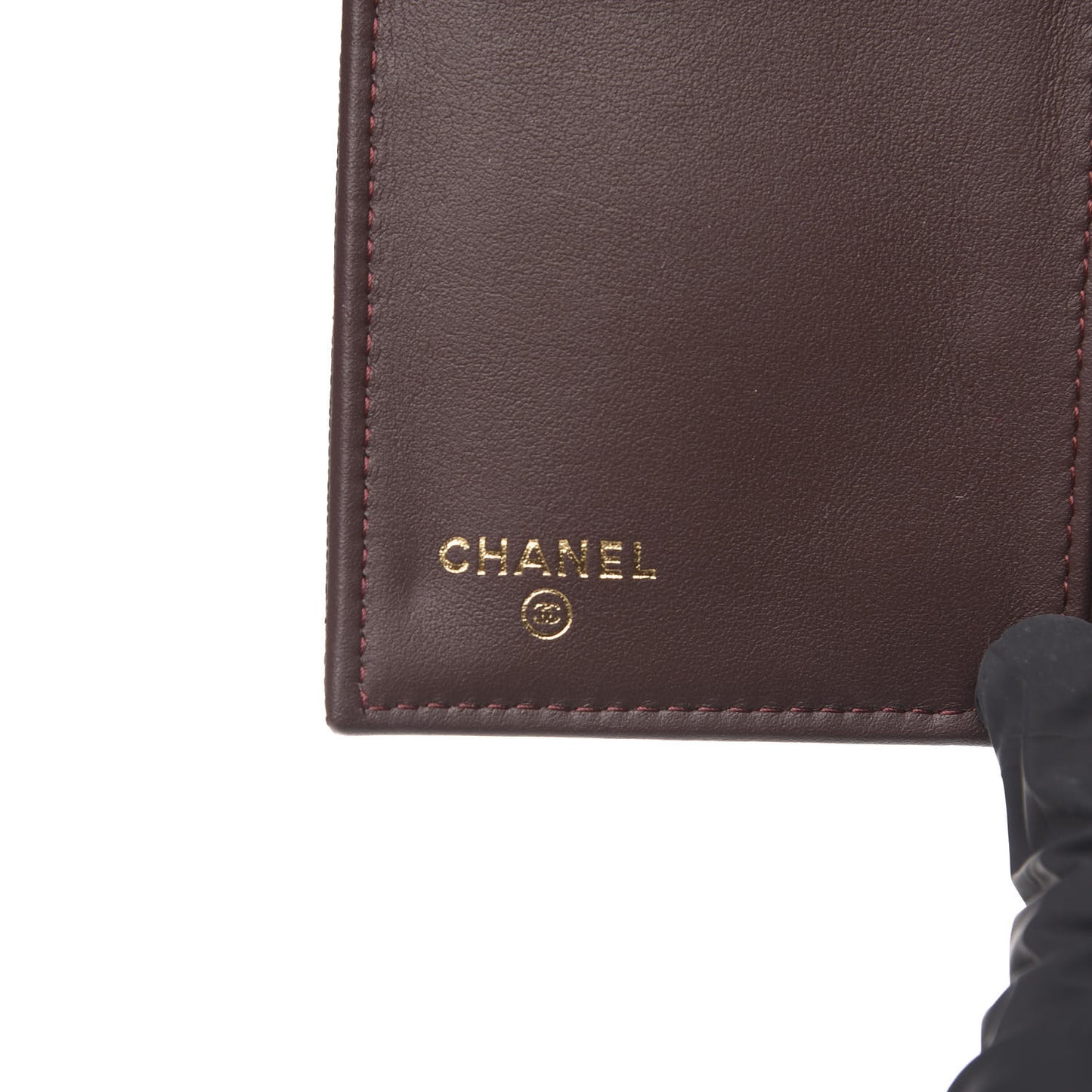 Caviar Quilted Small Flap Wallet Black