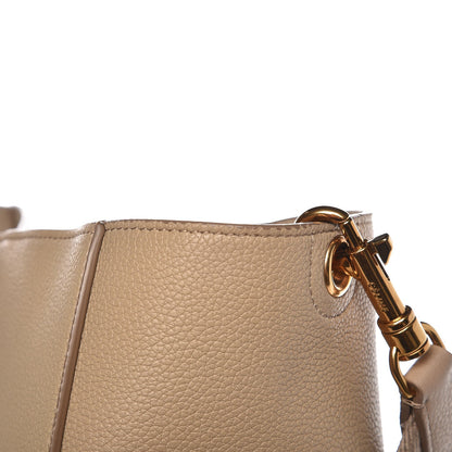 Celine Soft Grained Calfskin Sangle Bucket Bag Dune 9 of 12