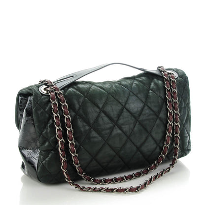 Chanel Iridescent Calfskin In The Mix Jumbo Flap Black 3 of 8