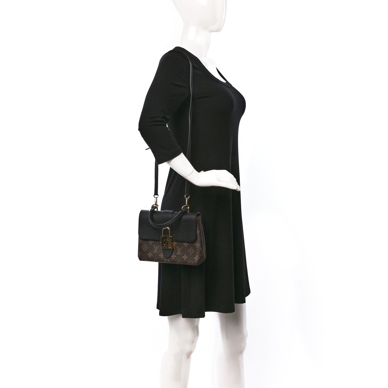 Louis Vuitton Monogram Locky BB Black 2 of 14