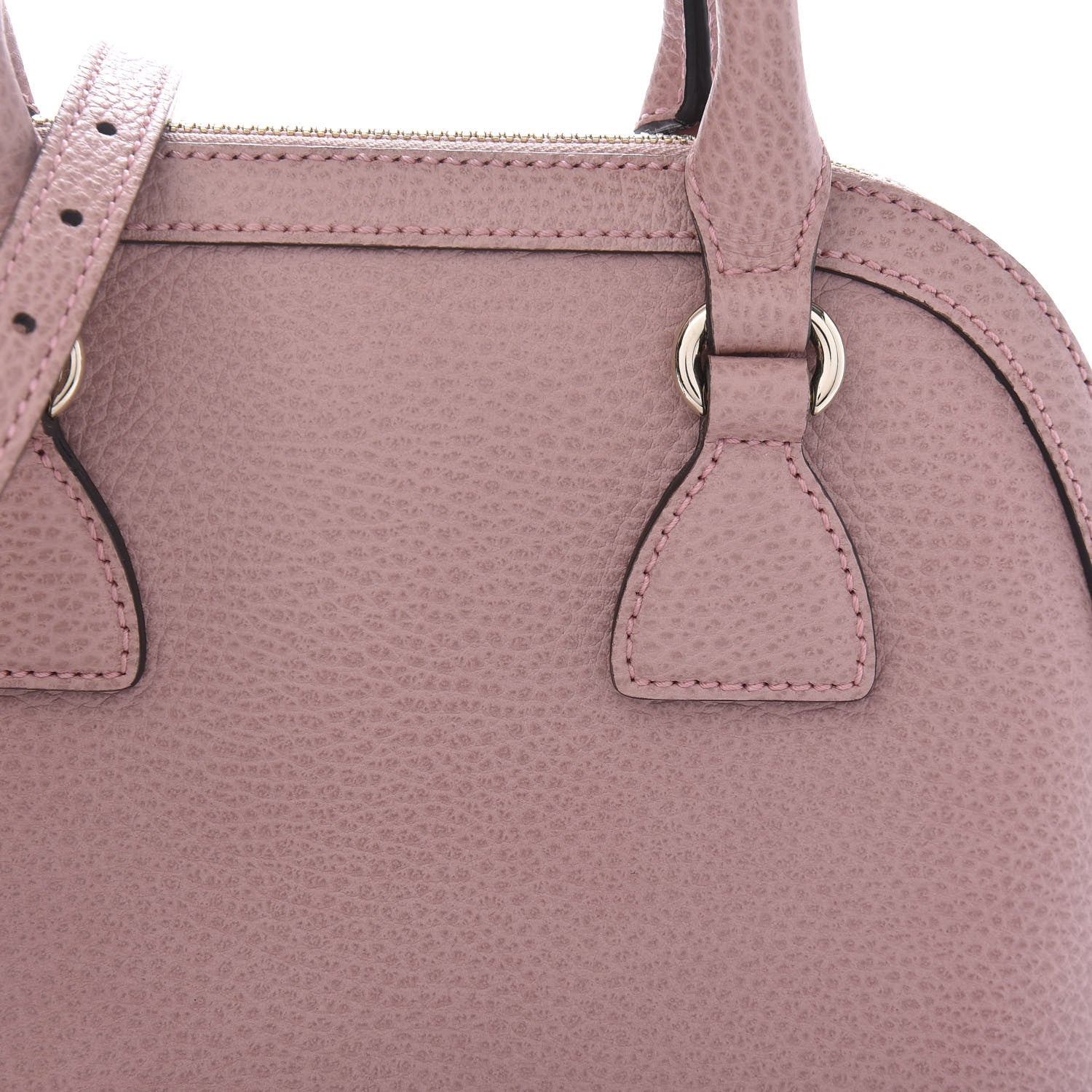 Gucci Dollar Calfskin Small GG Charm Dome Bag Soft Pink 10 of 10