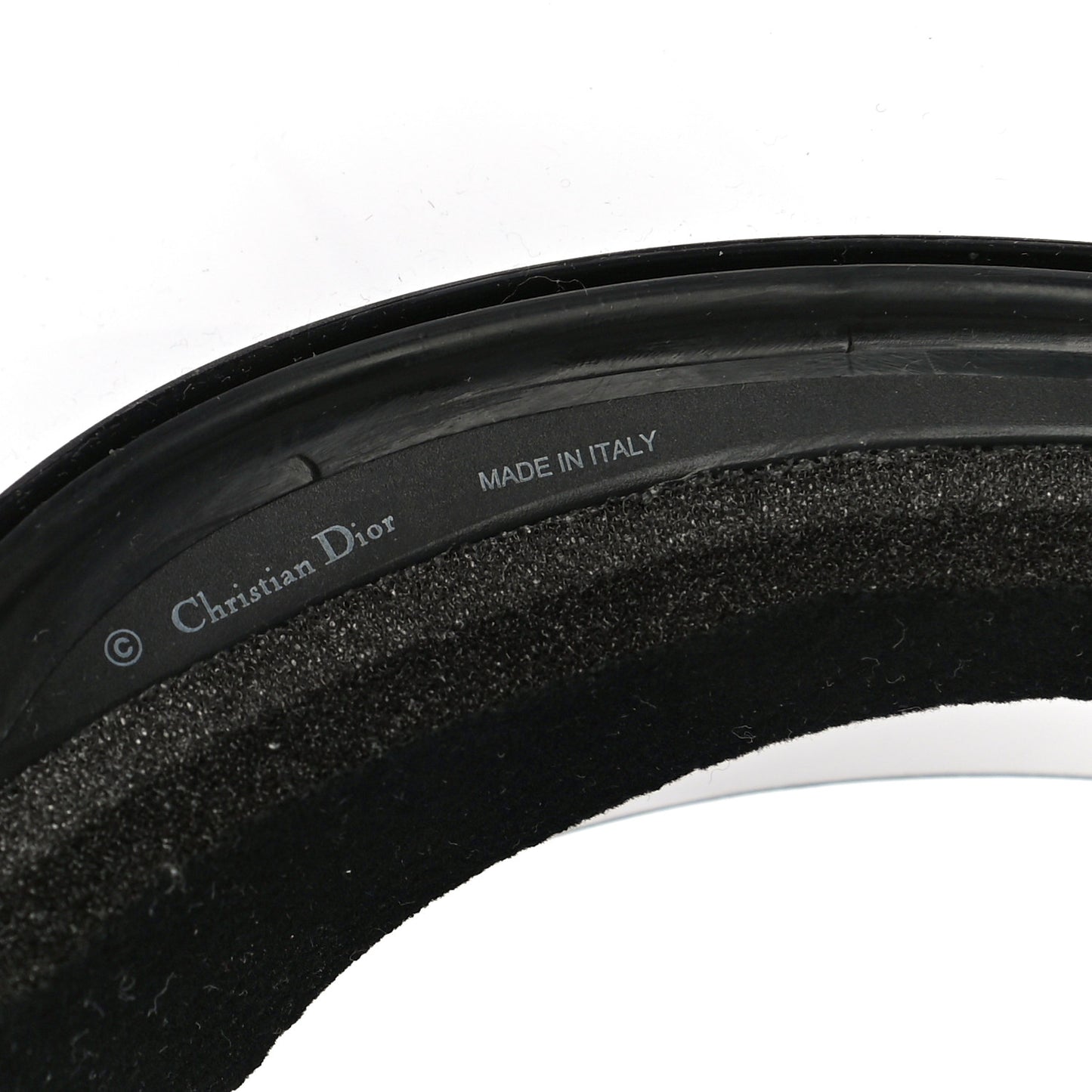 Mirrored DiorClub1 Sun Visor Black