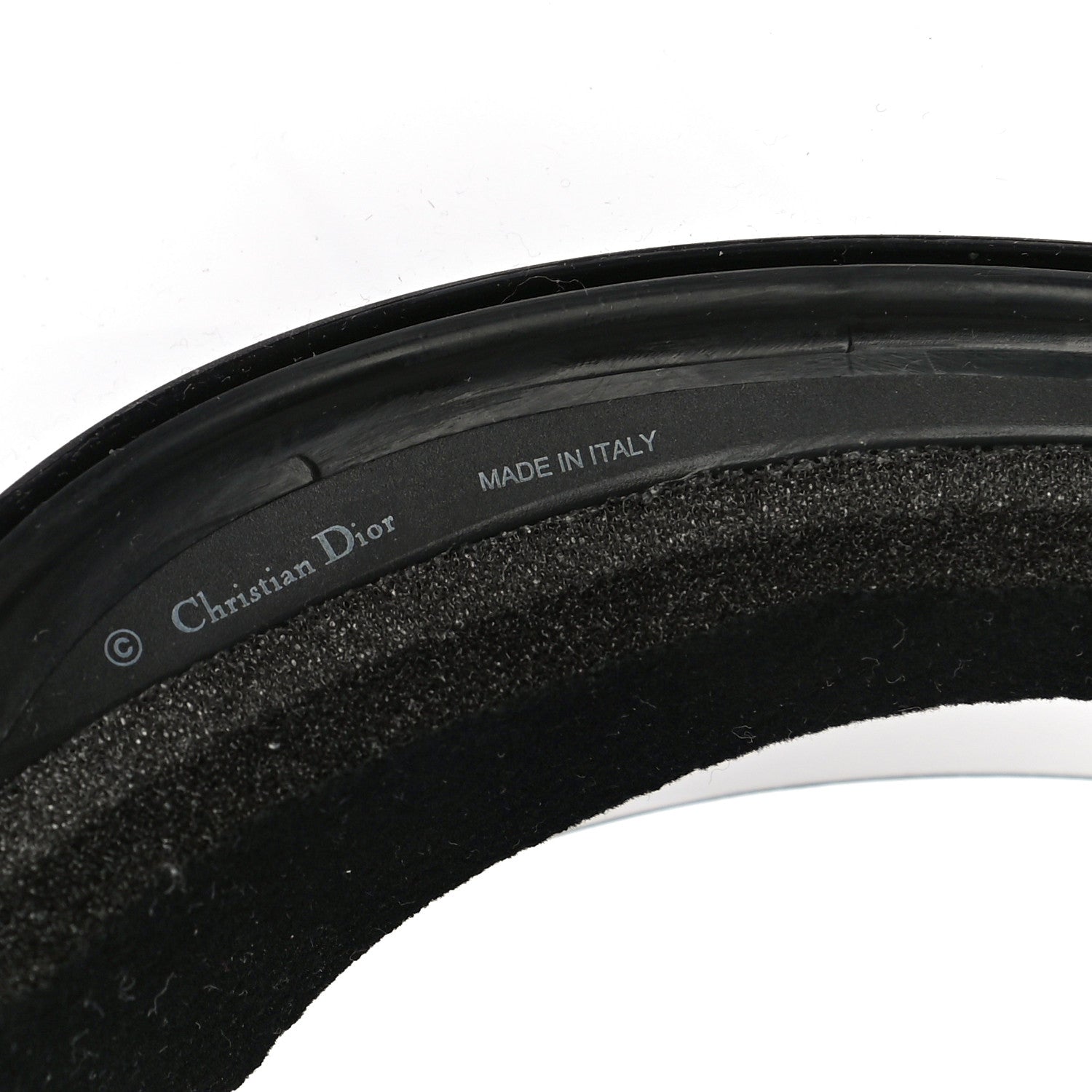 Christian Dior Mirrored DiorClub1 Sun Visor Black 4 of 8