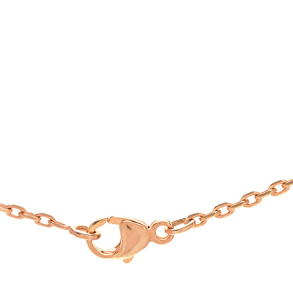 Hermes Lacquered Rose Gold Pop H Pendant Necklace White 5 of 8