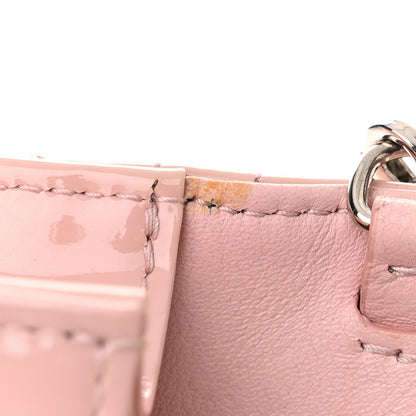 Christian Dior Patent Cannage Lady Dior Chain Wallet Rose Clair 13 of 16