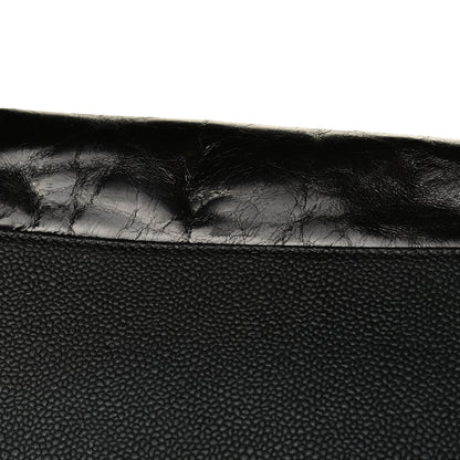 Chanel Glazed Calfskin Small Deauville Tote Black 21 of 21