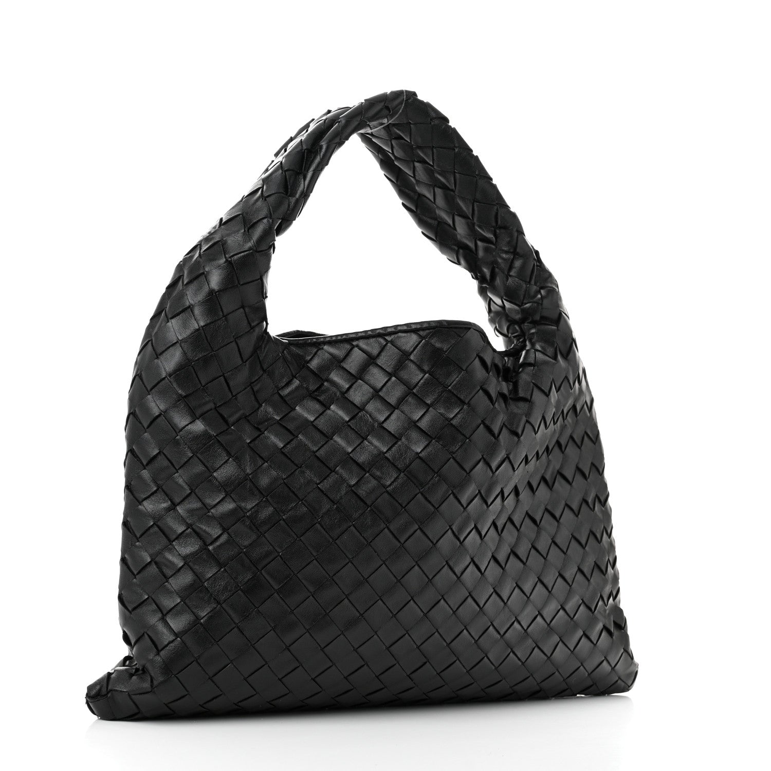 Bottega Veneta Calfskin Intrecciato Small Hop Black 3 of 13