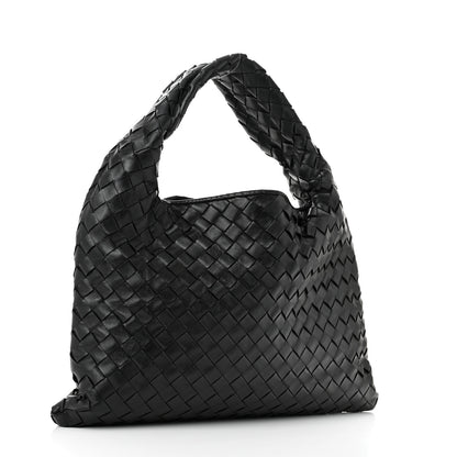 Bottega Veneta Calfskin Intrecciato Small Hop Black 3 of 13